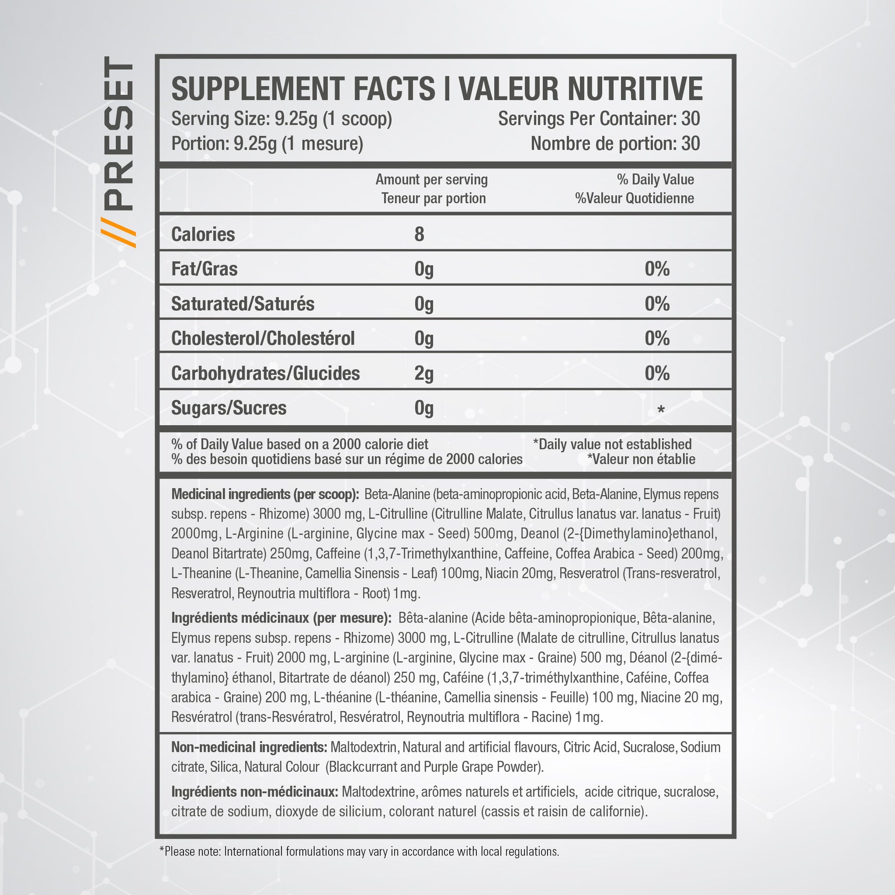 PRESET (30 Serve) | Beyond Yourself Supplements